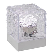 Lampada da tavolo Cubiko bianca RGB ricaricabile Rabalux
