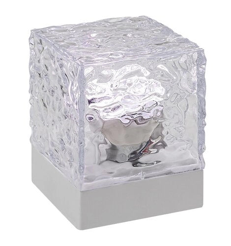 Lampada da tavolo Cubiko bianca RGB ricaricabile Rabalux