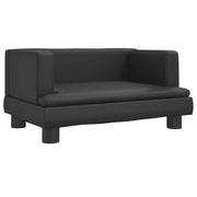 Lettino per Cani Nero 60x40x30 cm in Similpelle CFW1025365