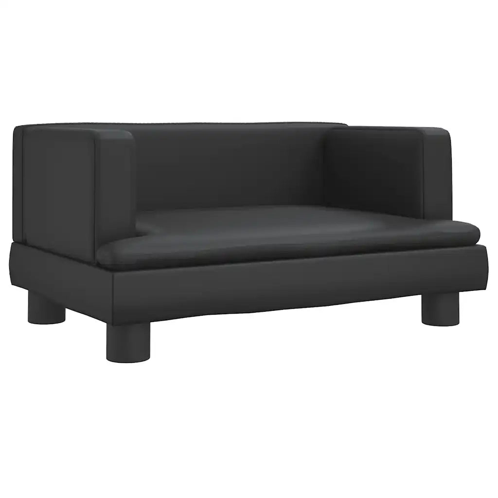 Lettino per Cani Nero 60x40x30 cm in Similpelle CFW1025365