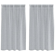 Tenda in Velo 2 pz Grigio scuro 140 x 140 cm Poliestere