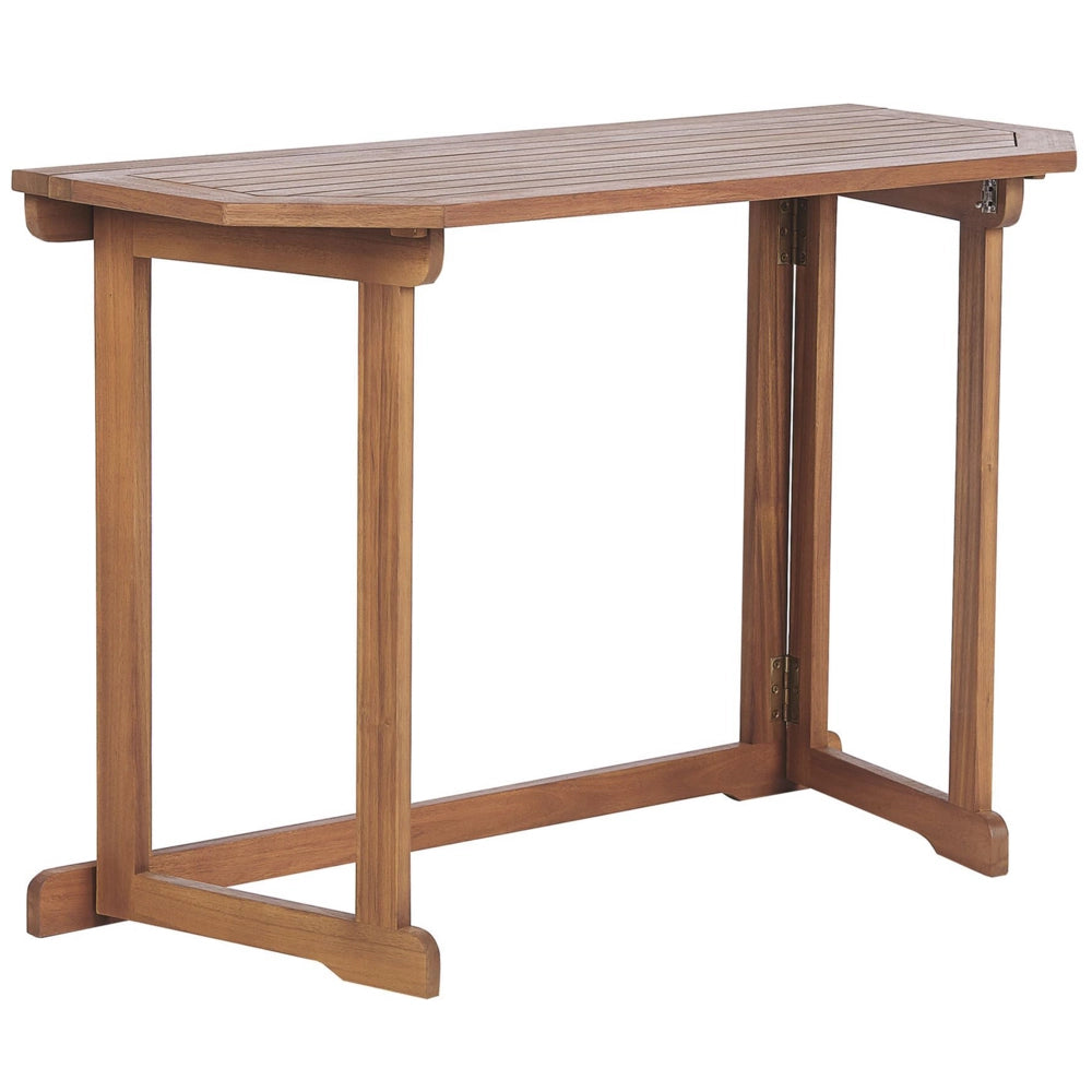 Mobili da balcone modulari Set panca d'angolo Tavolo pieghevole in legno di acacia
