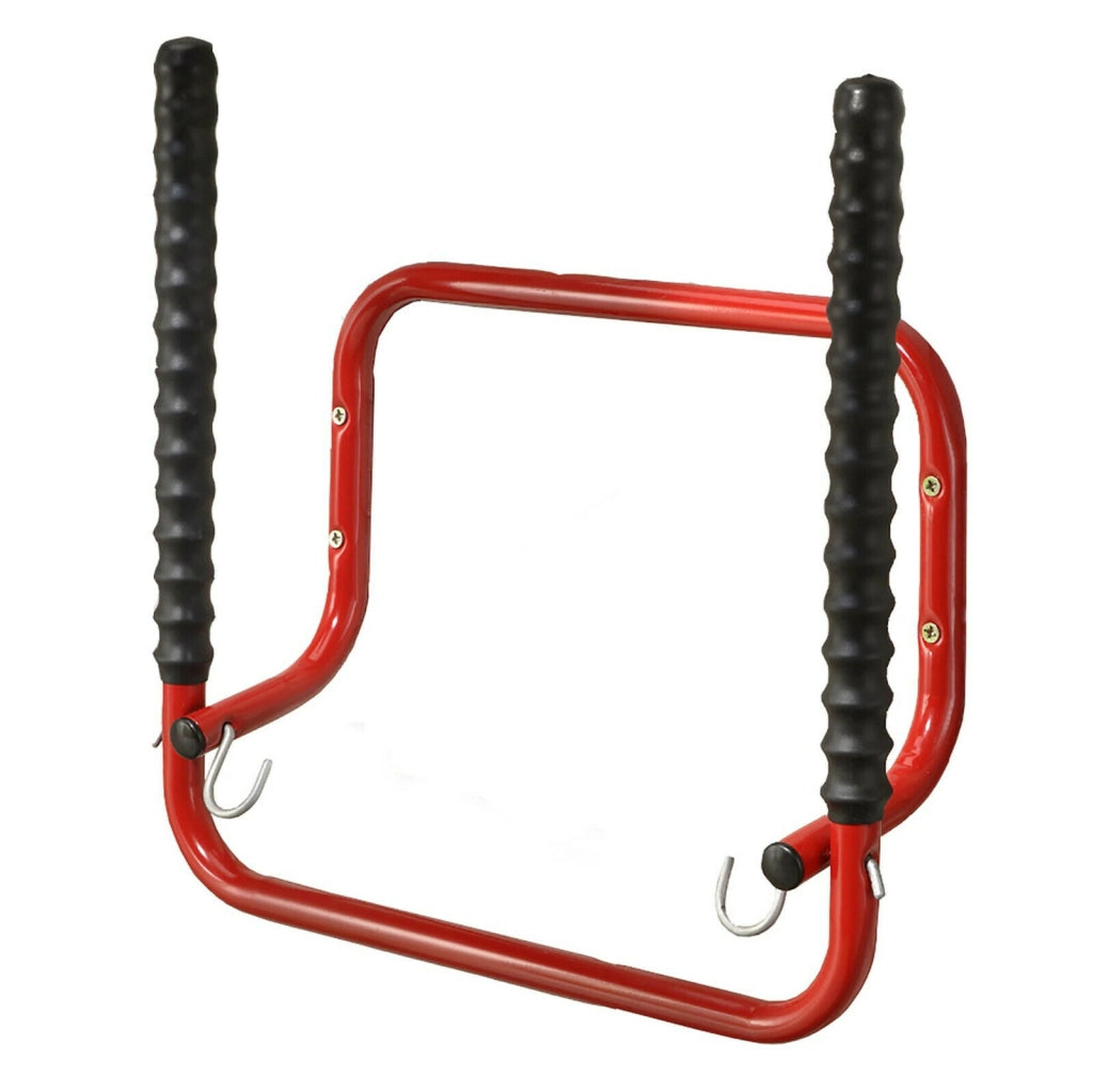 Portabici da Muro Parete Supporto Porta Bici 2 Biciclette Pieghevole Gommato