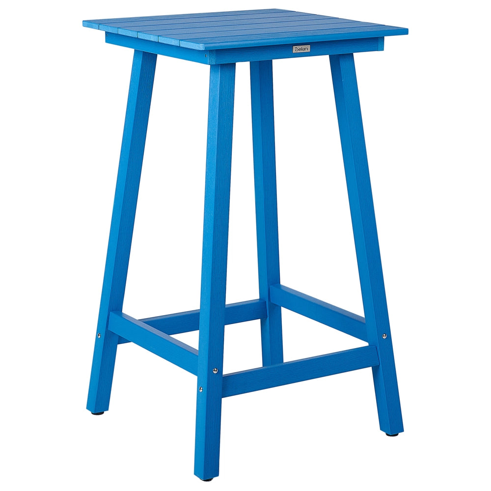 Set da giardino Bistro Bar Tavolo e sedie alte blu Stile industriale per esterni