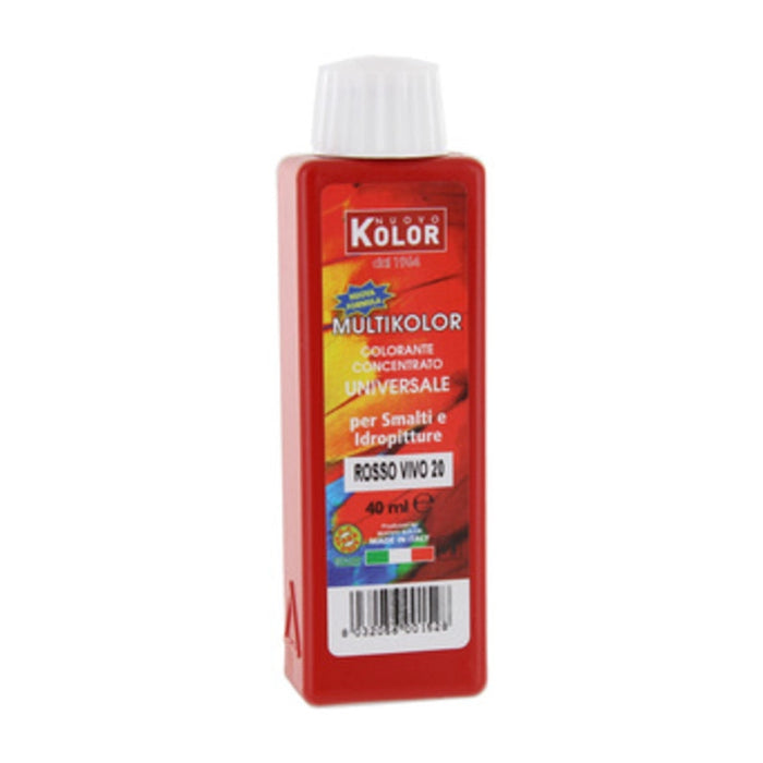 COLORANTE UNIVERSALE 40 ML ROSSO VIVO    20R- 12,0 pz