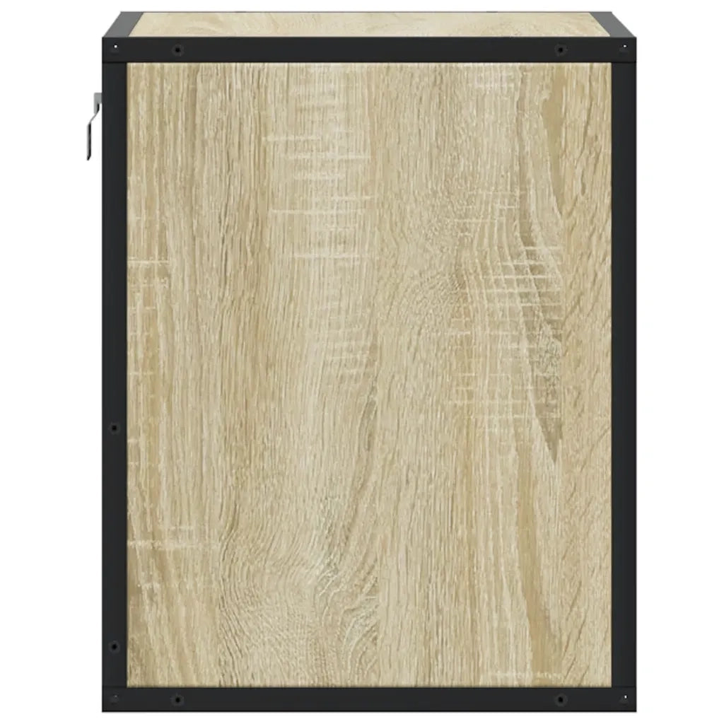 Comodino a Muro Rovere Sonoma 40x31x39,5 cm 848746