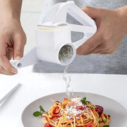 Raspante per Formaggio - Raspante con 3 Misure a Cilindro - Raspante Manuale a Manovella per Formaggi