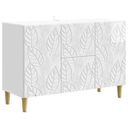 Credenza Bianco Lucido 89 x 34,5 x 60 cm Legno ingegnerizzato