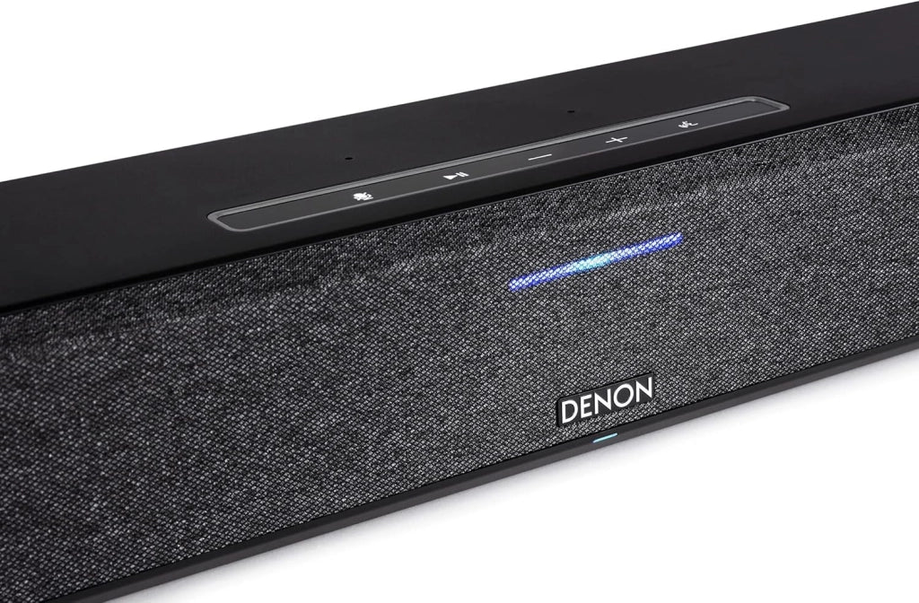 DENON Home Sound Bar 550 compatto home cinema soundbar con Dolby Atmos, DTS:X, WLAN, Bluetooth, AirPlay 2, HEOS integrato, Alexa integrato, HDMI eARC, 4K Ultra HD, Dolby Vision, HDR10