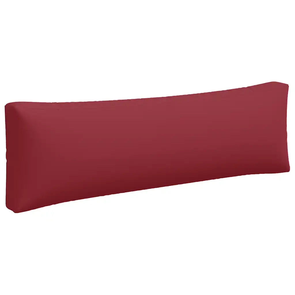 Cuscini per Pallet 3 pz Rosso Vino in Tessuto 360953