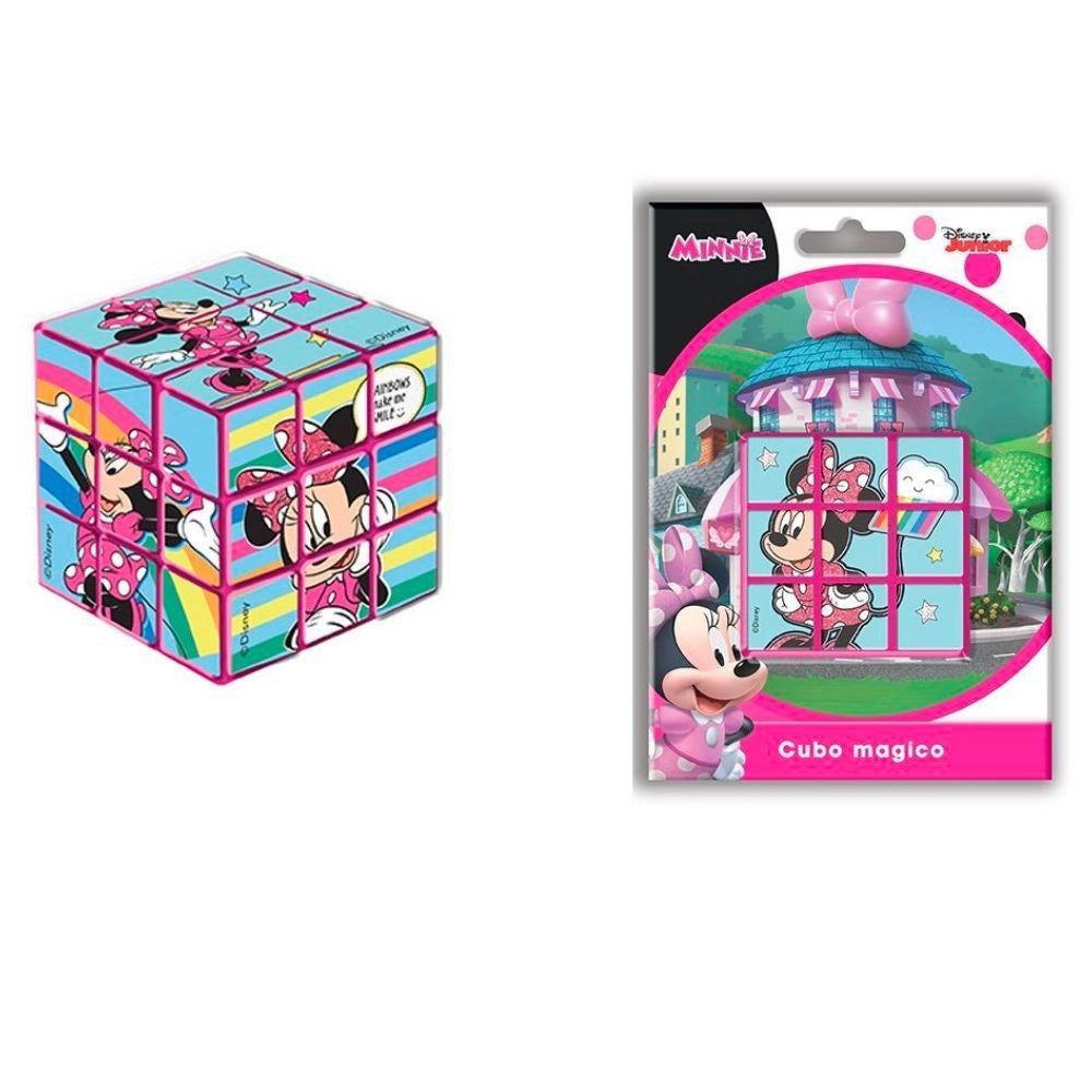 Trade Shop - Cubo Di Rubik Minnie Cubo Magico Rompicapo Gioco Di Abilità Educativo Bambini -