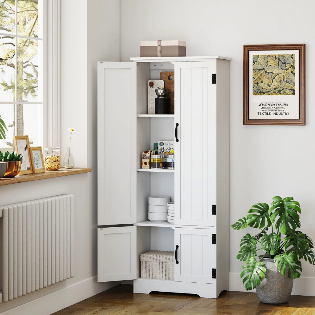 Armadio da cucina ¨C zephmum ¨C bianco 2 ante 3 ripiani