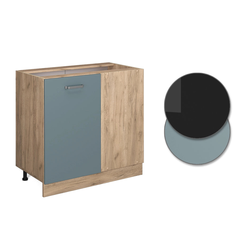 Vicco Mobile ad angolo cucina Grigio-blu 86 cm , PL Antracite