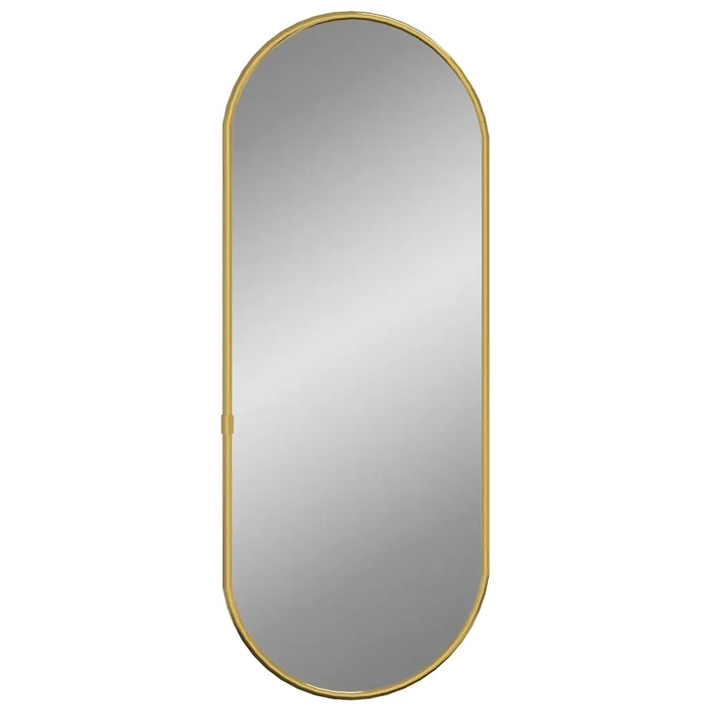 Specchio da Parete Dorato 60x25 cm Ovalecod mxl 95578