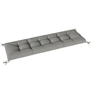 Cuscino per Pallet ¨C Zephmum ¨C Grigio Chiaro 198x65x13 cm