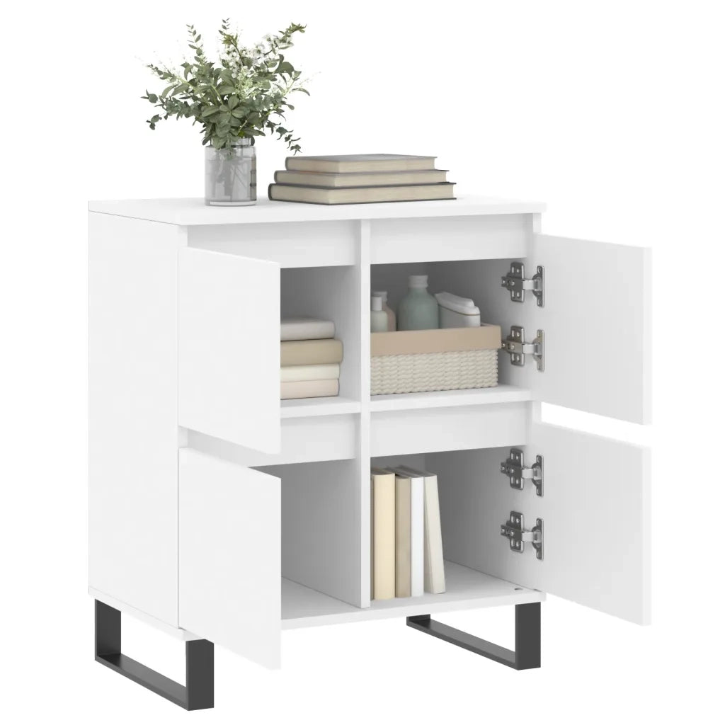 Credenza Bianca 60x35x70 cm in Legno Multistrato 831220