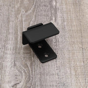 Geleider per pavimento - Regolabile - Geleider di scorrimento - Acciaio inossidabile - Adatto per porte 25-35 mm - Incluso: viti - Lunghezza 47,7 mm