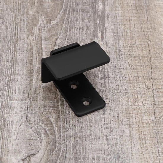 Geleider per pavimento - Regolabile - Geleider di scorrimento - Acciaio inossidabile - Adatto per porte 25-35 mm - Incluso: viti - Lunghezza 47,7 mm