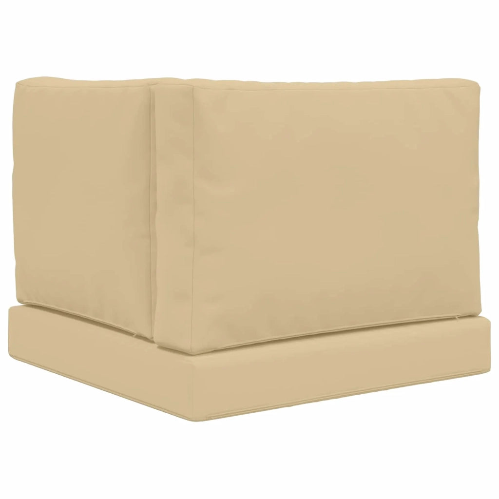 Cuscino per divano da esterno 3 pcs Beige Poliestere