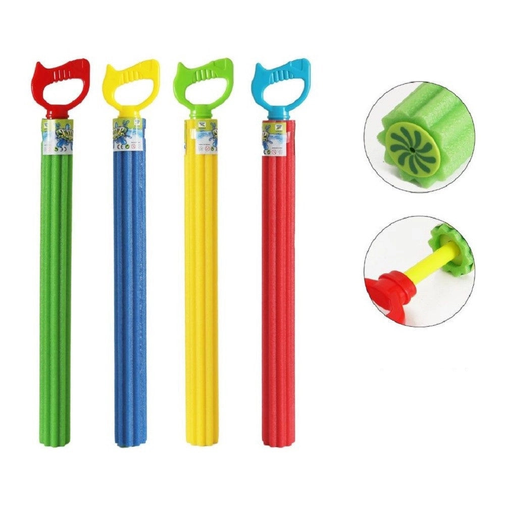 Trade Shop - Pistola Acqua 60x5cm Tubo Bambini Schiuma Gioco Giardino Piscina Spiaggia 605481 -