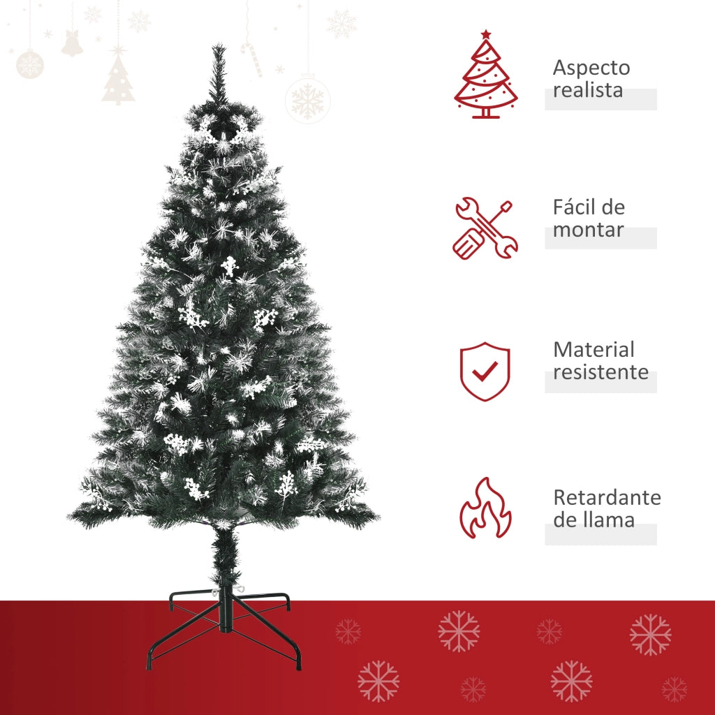 Albero di Natale Artificiale ¨C zephmum ¨C Verde 150 cm Pieghevole