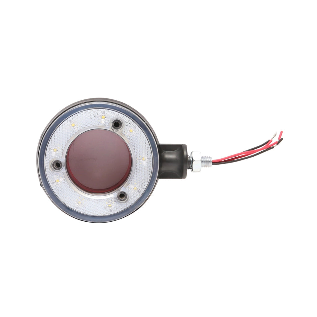 Lampada di posizione con LED, 12-24V, rosso-bianco, Breckner Germany, modello FR0330RW.