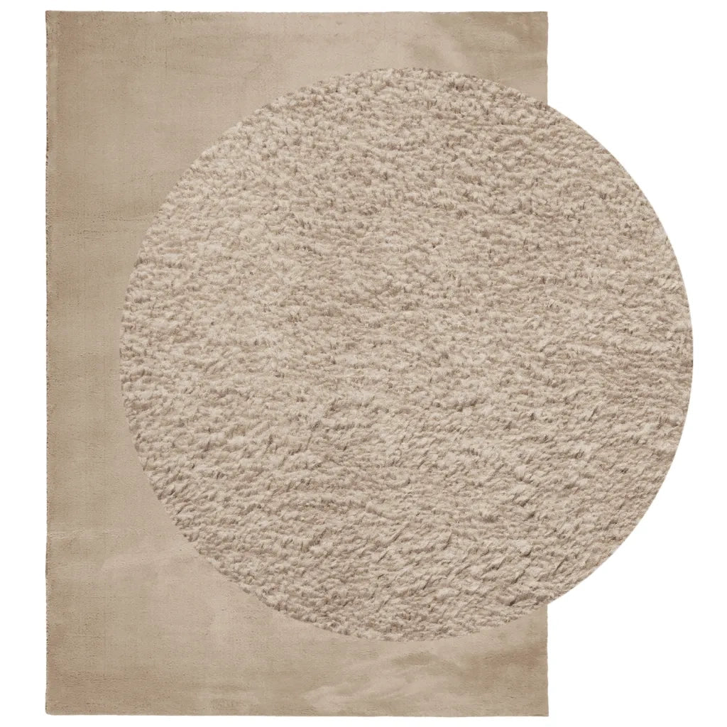 Tappeto a Pelo Corto HUARTE Morbido e Lavabile Sabbia 240x340cm 375064