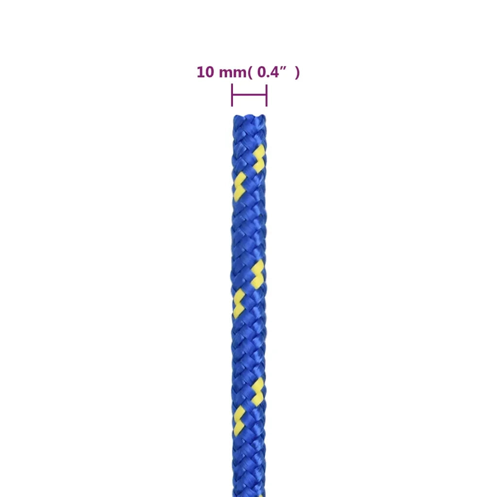 Corda Nautica Blu 10 mm 25 m in Polipropilene cod mxl 44481