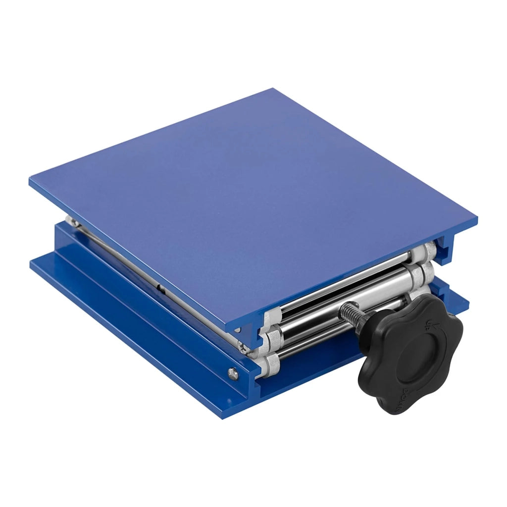 Tavolo elevatore da laboratorio piattaforma tavolo elevatore supporto mini-tavolo 200 x 200 mm 15 kg (area: 200 x 200 mm, altezza: 60-300 mm, capacità di carico: 15 kg) 14_0005774