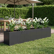 Vaso da giardino Nero 280 x 40 x 60 cm 8005904