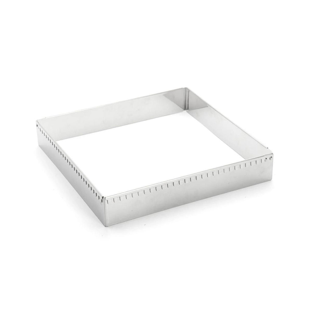 De Buyer 3013.30 Forno Pasticcere Regolabile in Acciaio Inox da 30x30 cm a 57x57 cm Altezza 5.3 cm colore Acciaio Inox