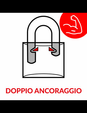 Lucchetto di sicurezza Disk, 4 chiavi reversibili, 40mm, arco in acciaio temprato nichelato, meccanismo a dischi - THIRARD