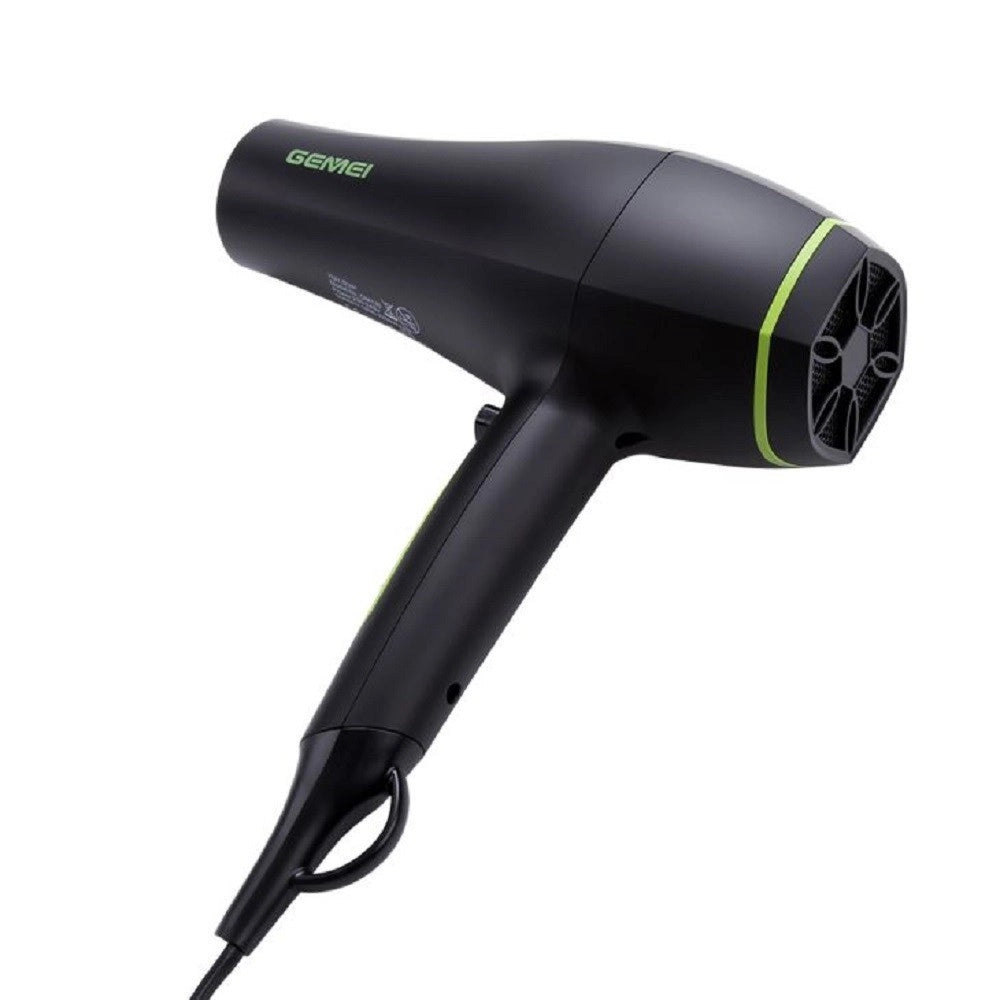 Trade Shop - Asciugacapelli Professionale Motore Cc 2200w Salone Ugello Concentratore Gm-130 -