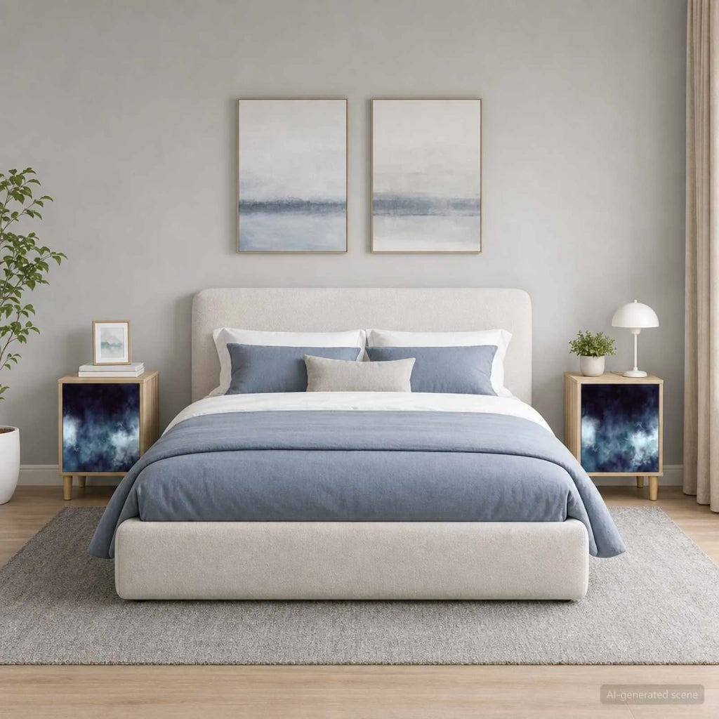 Armadio da Notte RAALTE 2 pz Rovere Sonoma 36 x 33 x 50 cm 8007196