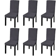 Fodera Elastica per Sedie 6 pz Antracite cod mxl 53564