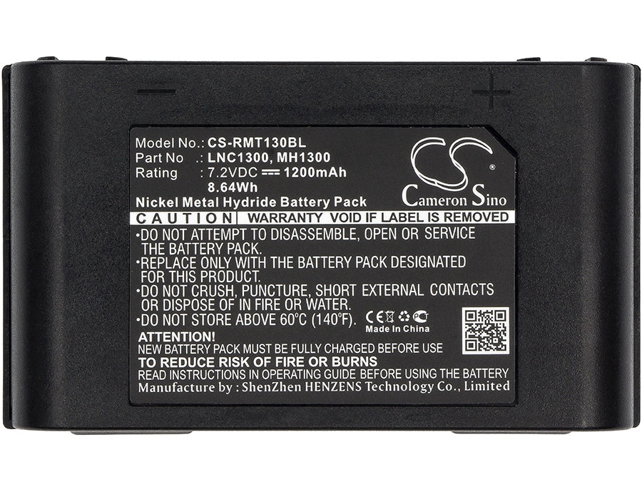 BATTERIA COMPATIBILE RAVIOLI RMT130BL NiMH 7,2V 1200 mAh