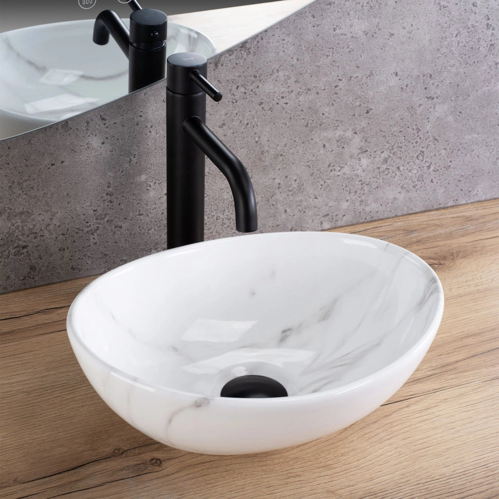 Lavabo Da Appoggio Rea Sofia Mini Cloudy