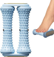 Apparecchio per massaggi ai piedi - Rotolatore per massaggi ai piedi - Rotolatore per piedi - Massaggio ai piedi per migliorare la circolazione sanguigna - Adatto per fitness, rilassamento e recupero post-allenamento - Blu