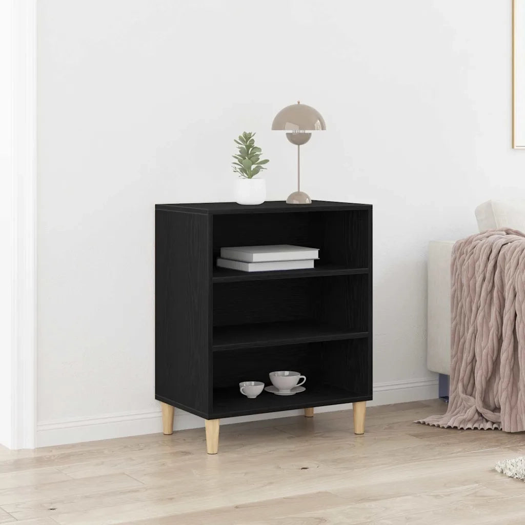 Credenza Rovere Nero 57 x 35 x 70 cm Legno multistrato 862043