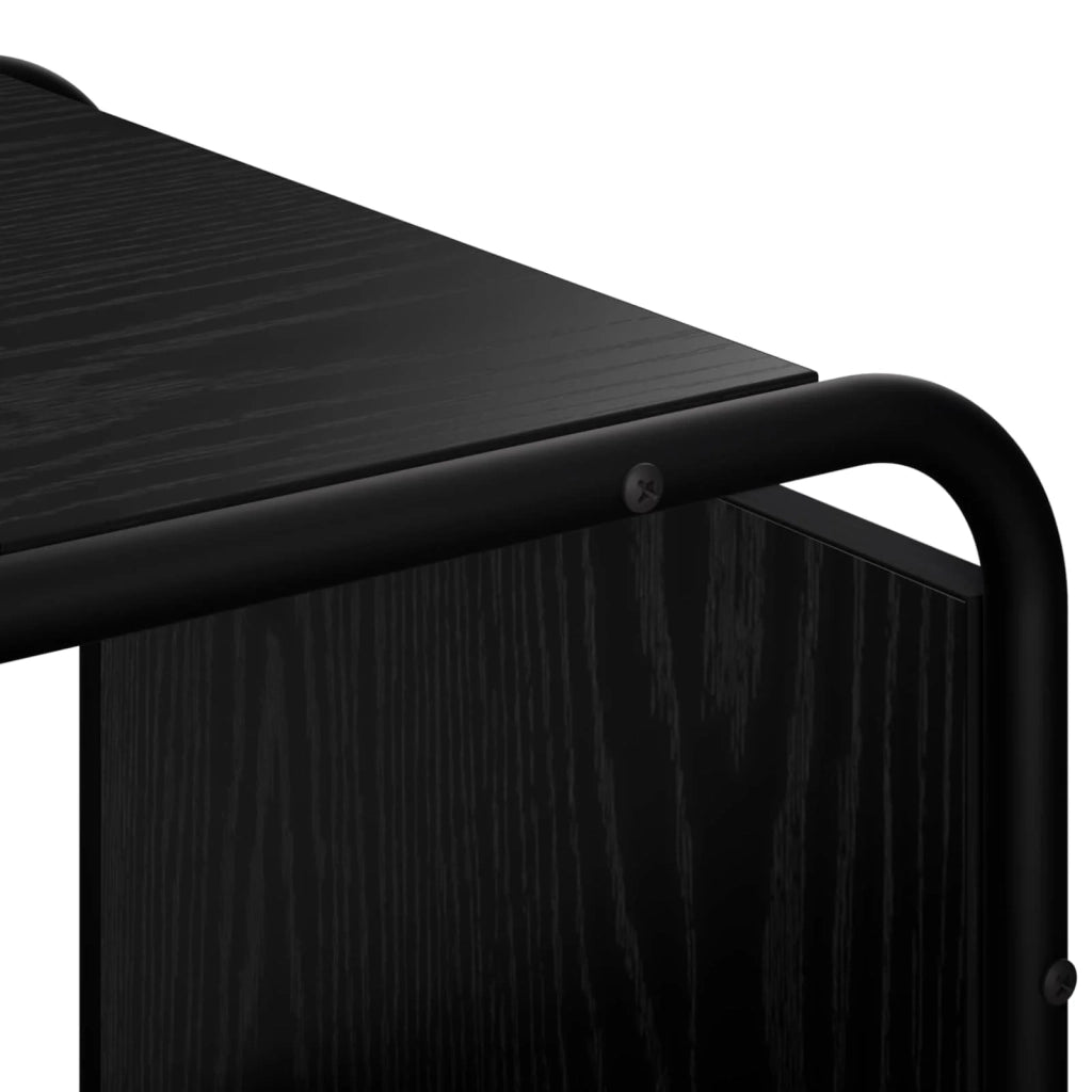 Credenza Rovere Nero 60 x 37.5 x 64.5 cm Legno ingegnerizzato 8007918
