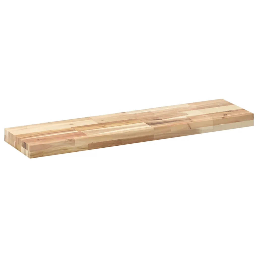 vidaXL Mensole da Parete 4 pz 100x20x4 cm Legno Acacia Non Trattato