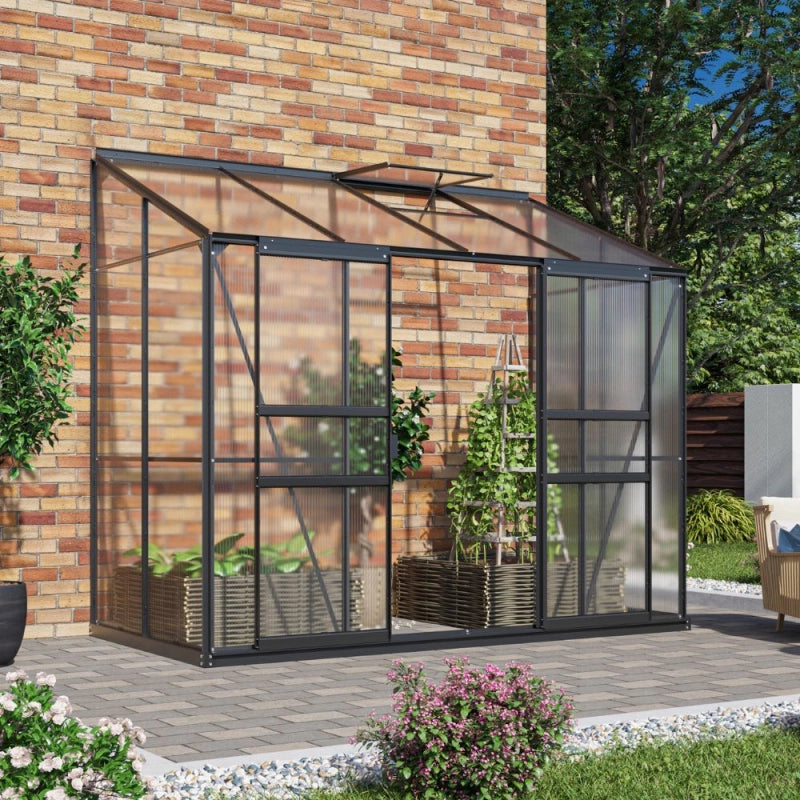 Serra Vitavia Ida 3300 Nero Policarbonato 4mm 132x257 H 222 cm