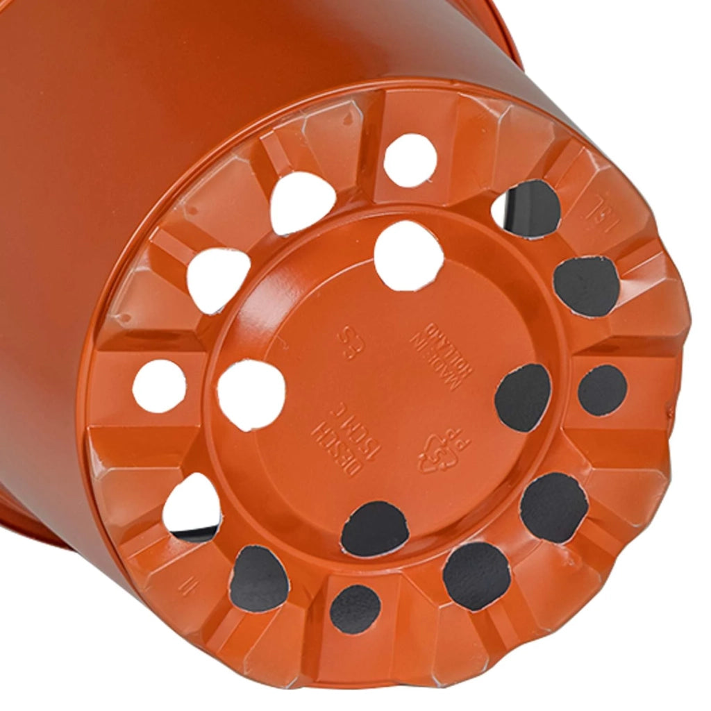 Vaso per Fiori 100 pz-Fioriera Piccola-Contenitore per Piante Ceramica ? 15 x 13 cm Plastica