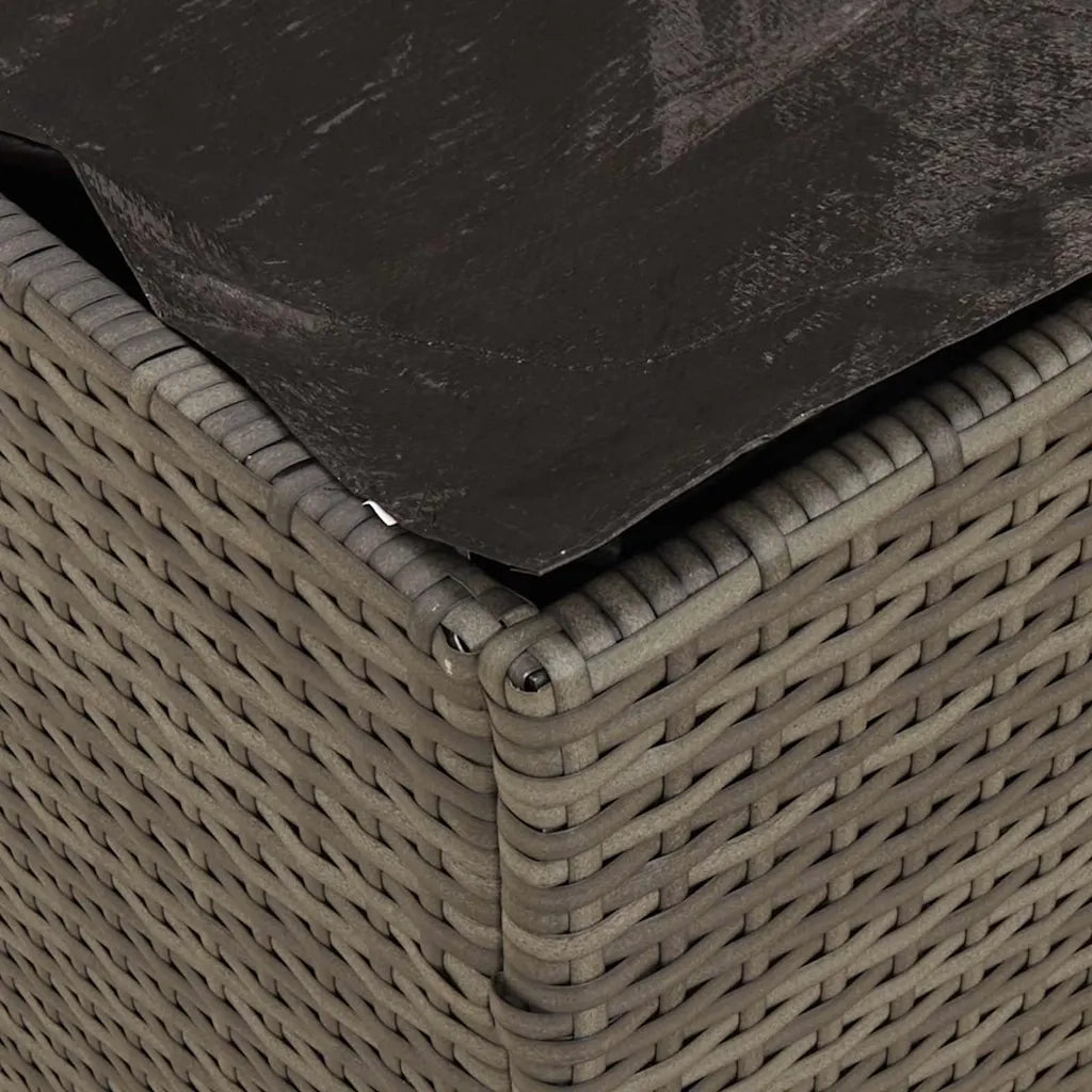 Scatola per Cuscini Grigio 50 x 50 x 50 cm polyrattan CFW2441785