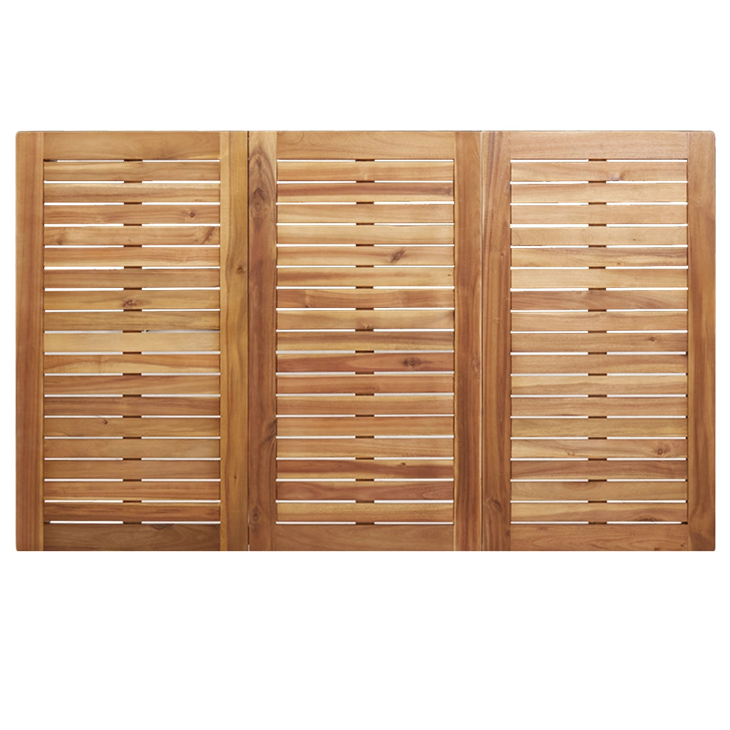 Set da Pranzo Giardino  5 Pezzi in Legno Massello di Acacia