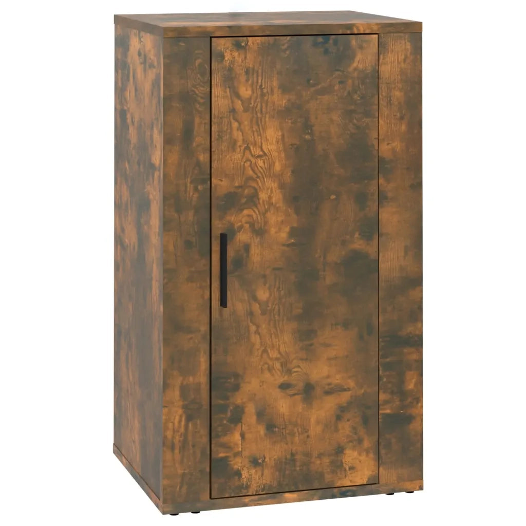 Credenza Rovere Fumo 40x33x70 cm in Legno Multistrato 819417