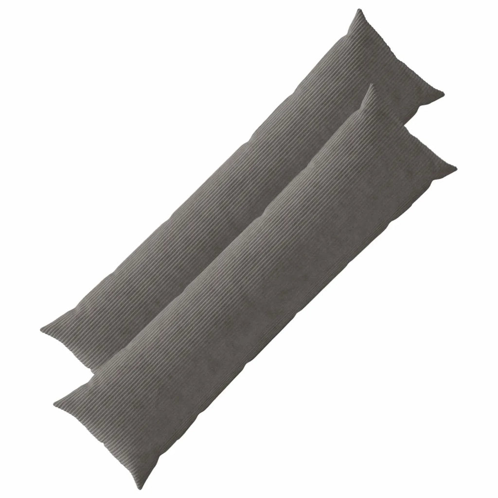 Federa 2 pcs HEERLEN Grigio Scuro 40 x 145 cm corduroy 908886