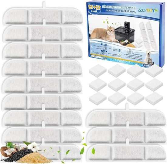 Filtro per acqua - 24 pezzi - sensore di movimento wireless - 25 l - automatico - DPWFP6 - fonte per gatti