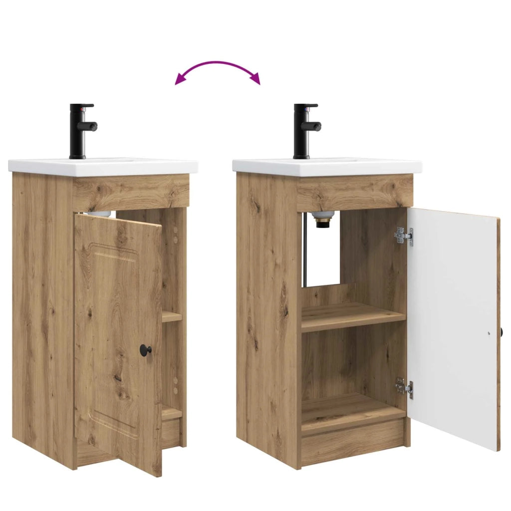 Mobile da bagno con lavabo Rovere Artigianale 42 x 40 x 84,5 cm 890003
