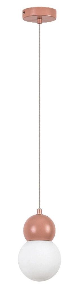 Lampada a sospensione minimal rosa Gellia Rabalux G9